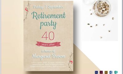 Free Templates For Retirement Party Flyers