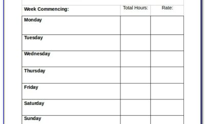 Free Timesheet Templates Excel