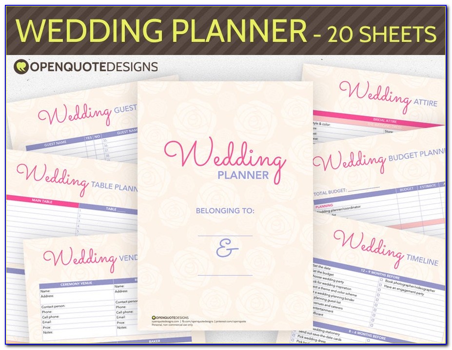 Free Wedding Planner Contract Template