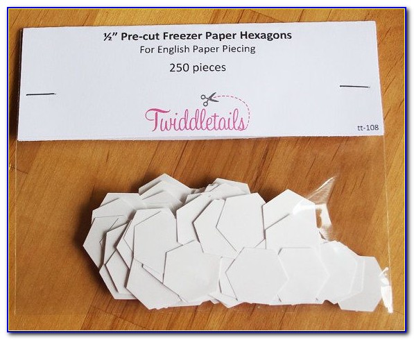 Freezer Paper Hexagon Templates