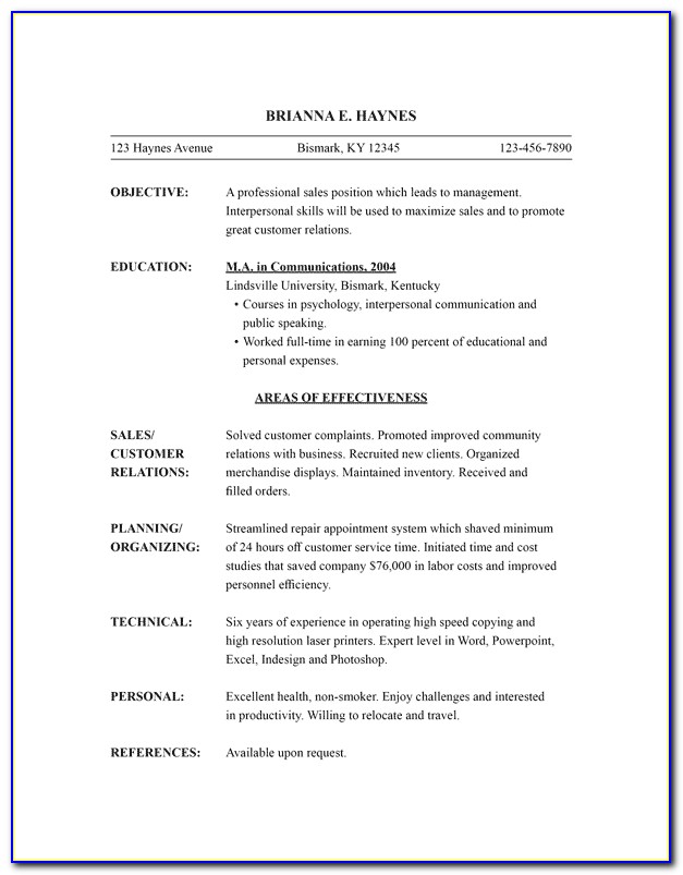 Functional Resume Template 2017 Download