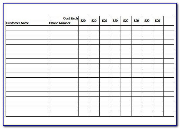 Fundraiser Order Form Template Free Download