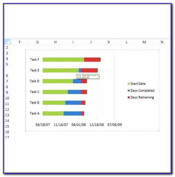 Gantt Chart Project Management Excel Template