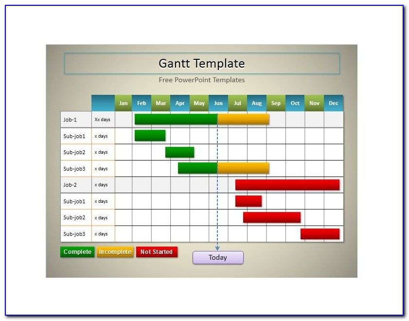 Gantt Chart Template For Excel 2010