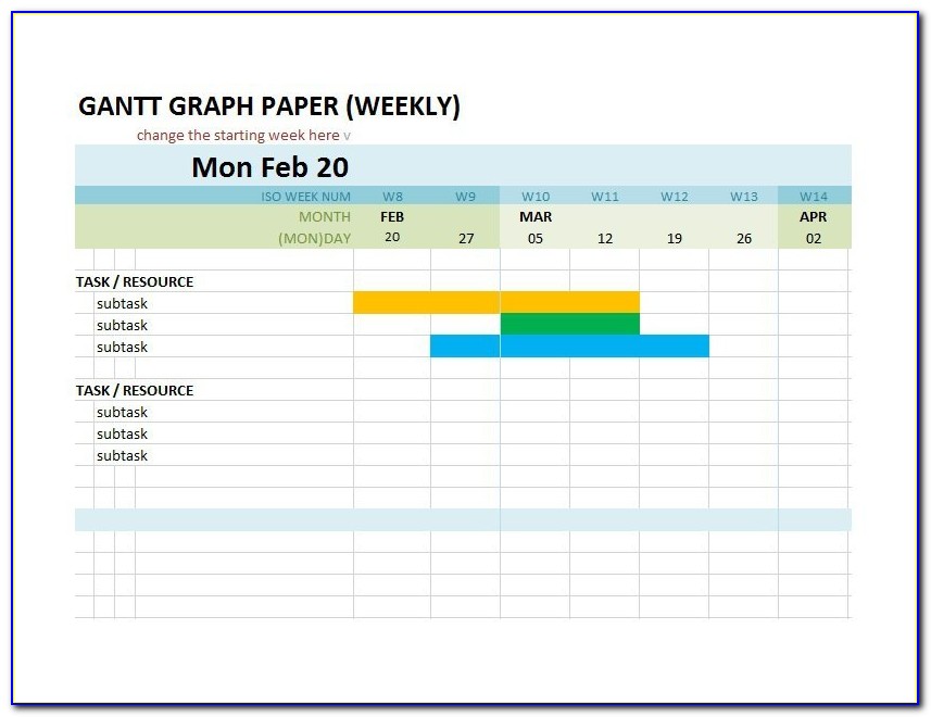 Gantt Chart Template Mac Excel