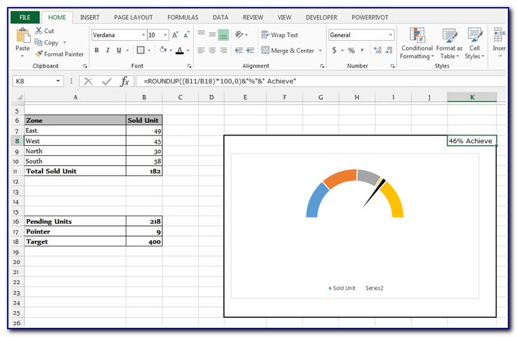 Gauge Chart Excel Template