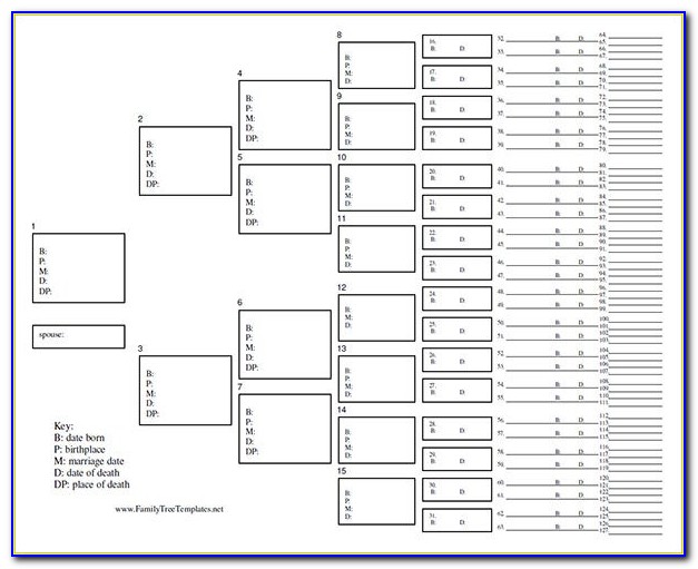 Genealogy Chart Template Mac