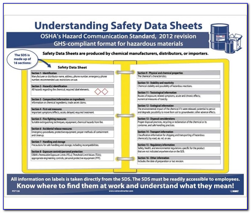 Ghs Safety Data Sheet Format