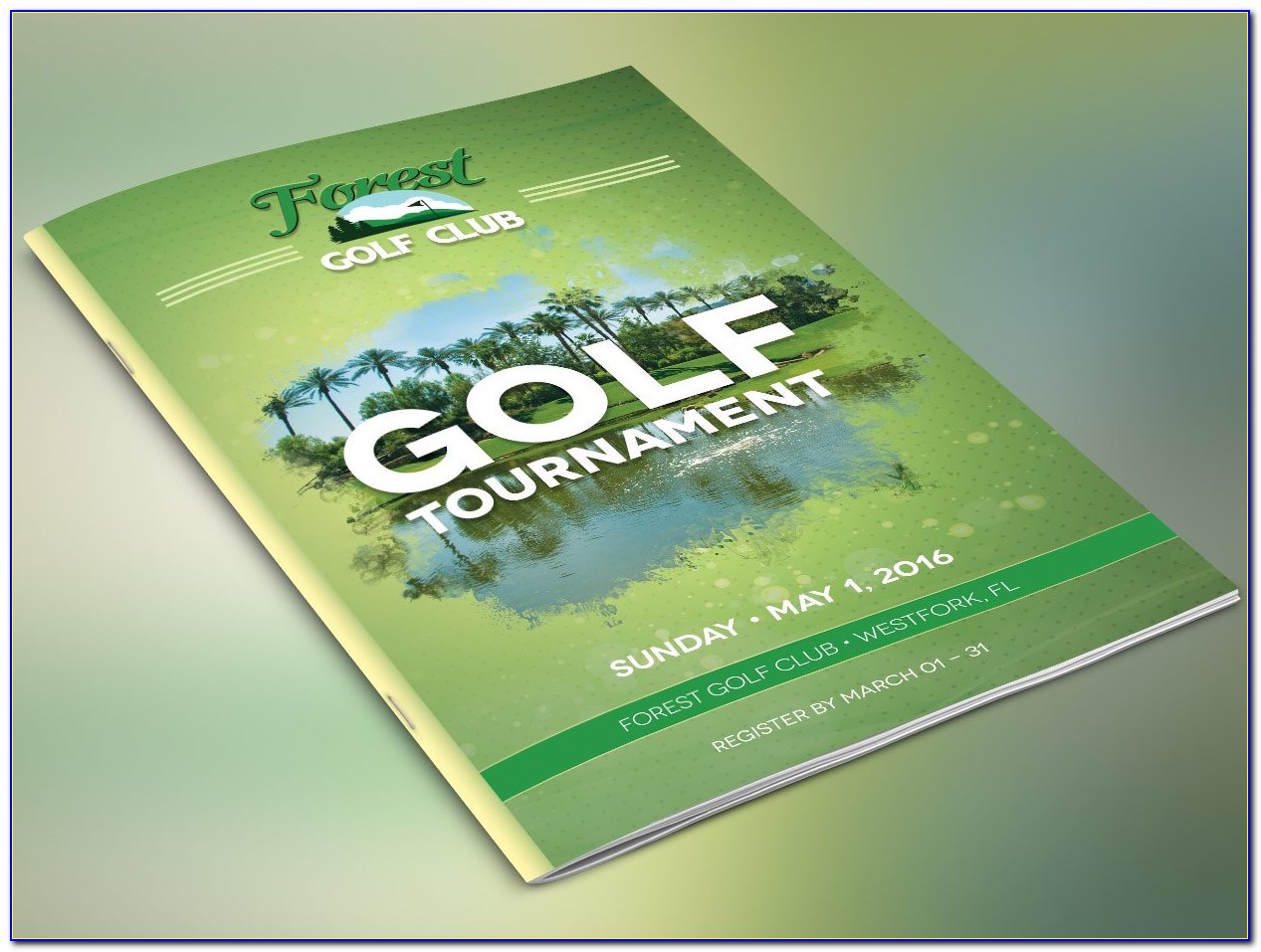 Golf Outing Brochure Template Free