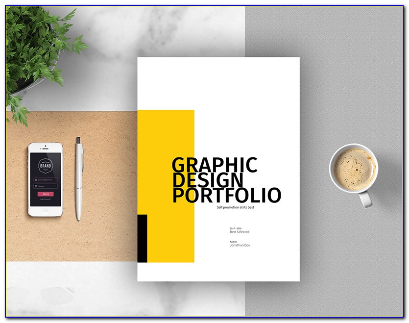Graphic Design Portfolio Template Indesign Free Download