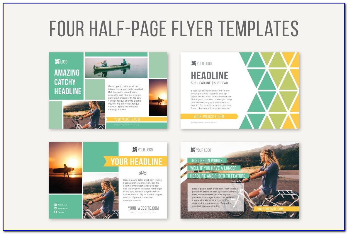 Half Page Flyer Template Indesign
