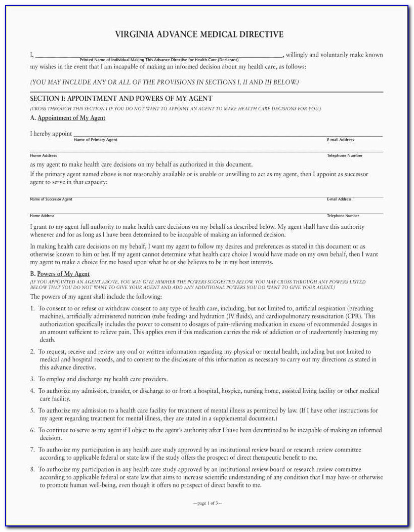 Health Care Directive Form Saskatchewan