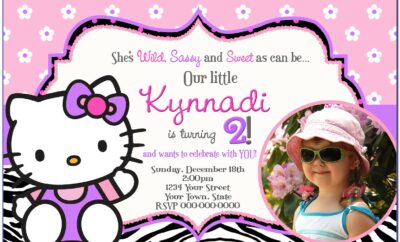 Hello Kitty Birthday Invitation Template Free
