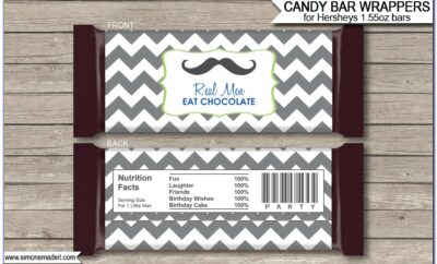 Hershey Bar Wrapper Template Download