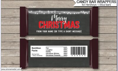 Hershey Bar Wrapper Template For Graduation