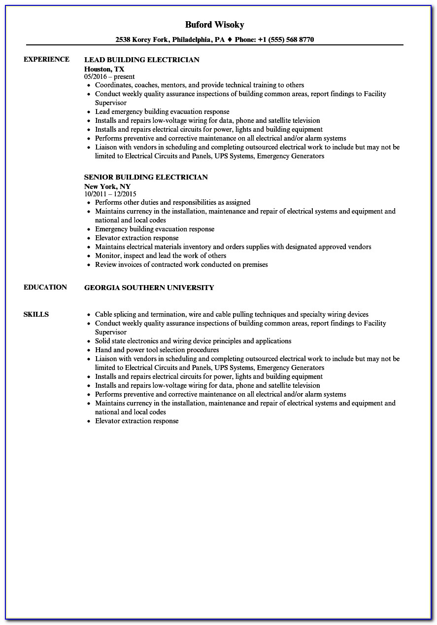 Resume Objective For Medical Field
