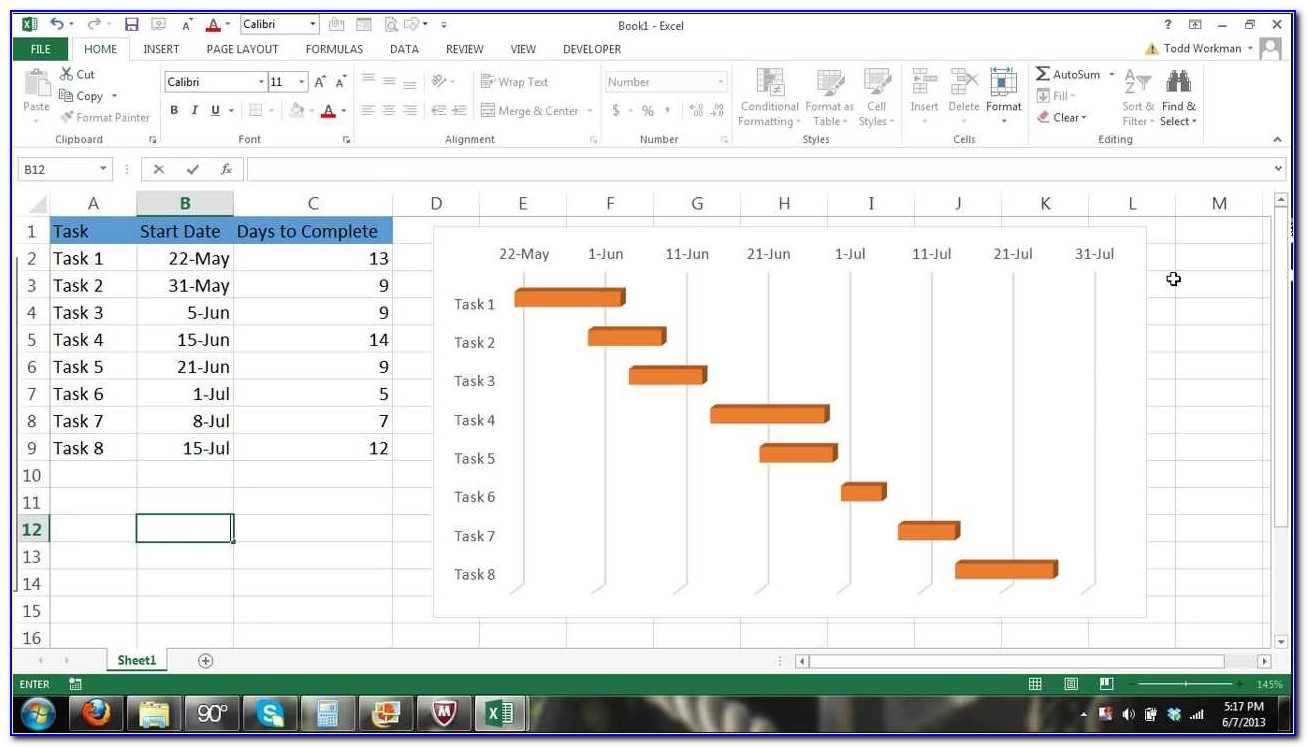 Save Graph Template Excel 2013