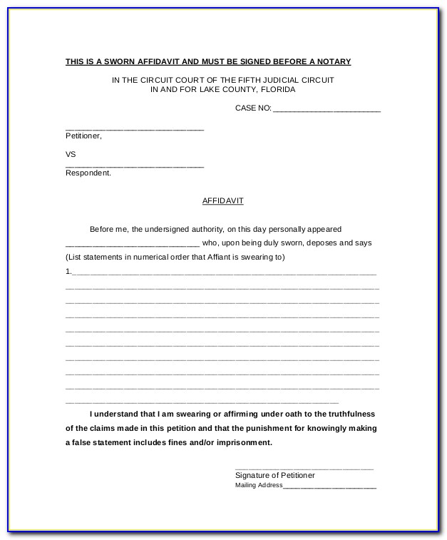 south-african-general-affidavit-template