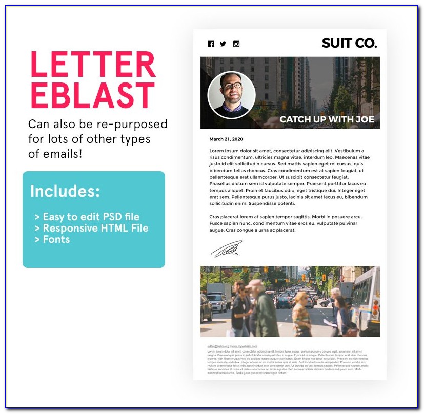 Business Email Newsletter Templates Free Download