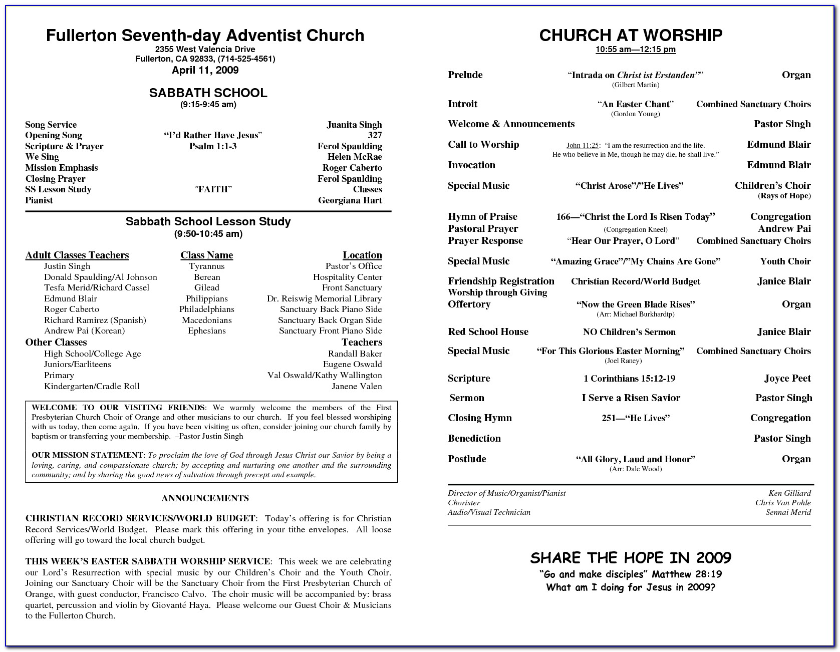 Church Magazine Template Free Download