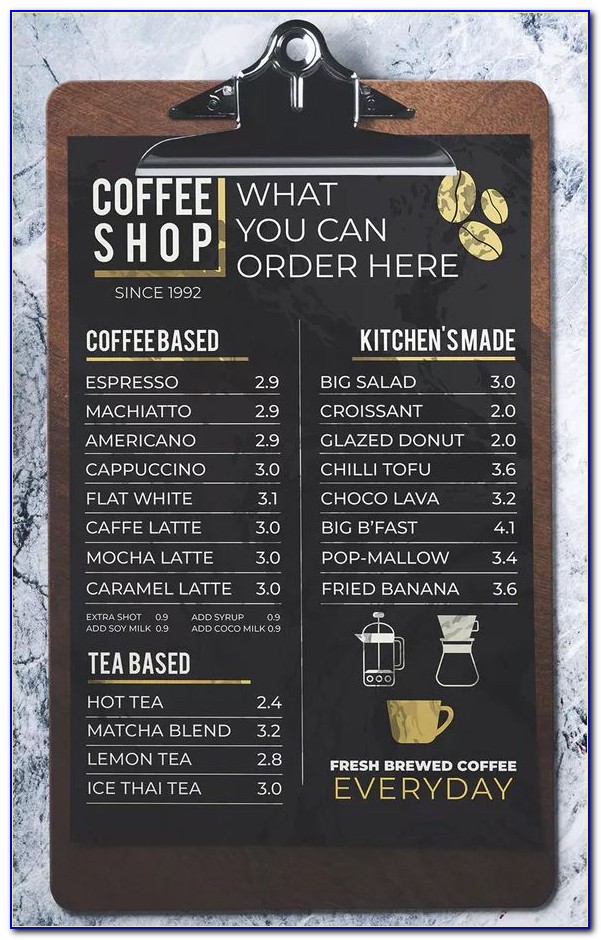 Coffee Shop Templates Free Download