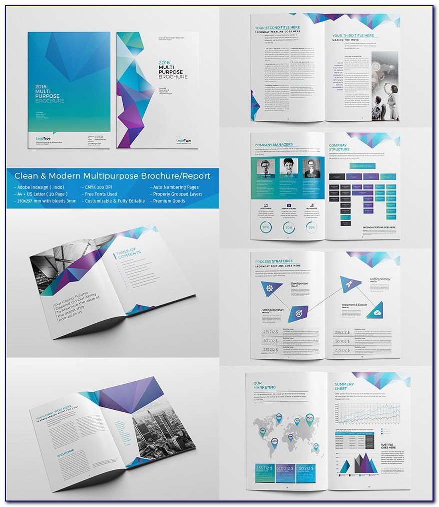Free Adobe Indesign Brochure Templates