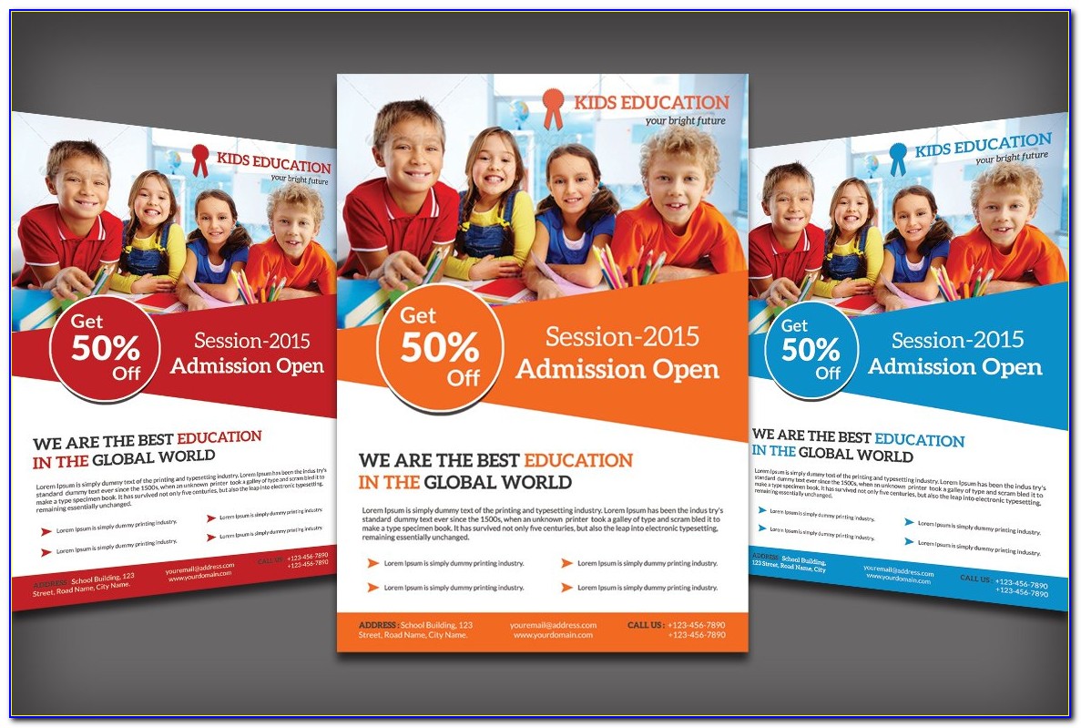 Free Back To School Flyer Templates Word
