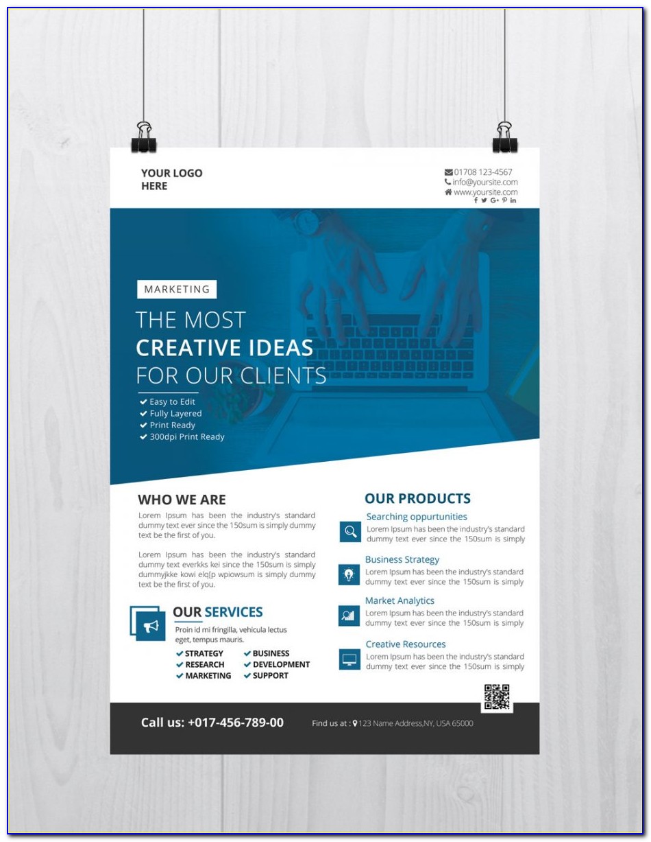 Free Business Flyer Templates Psd