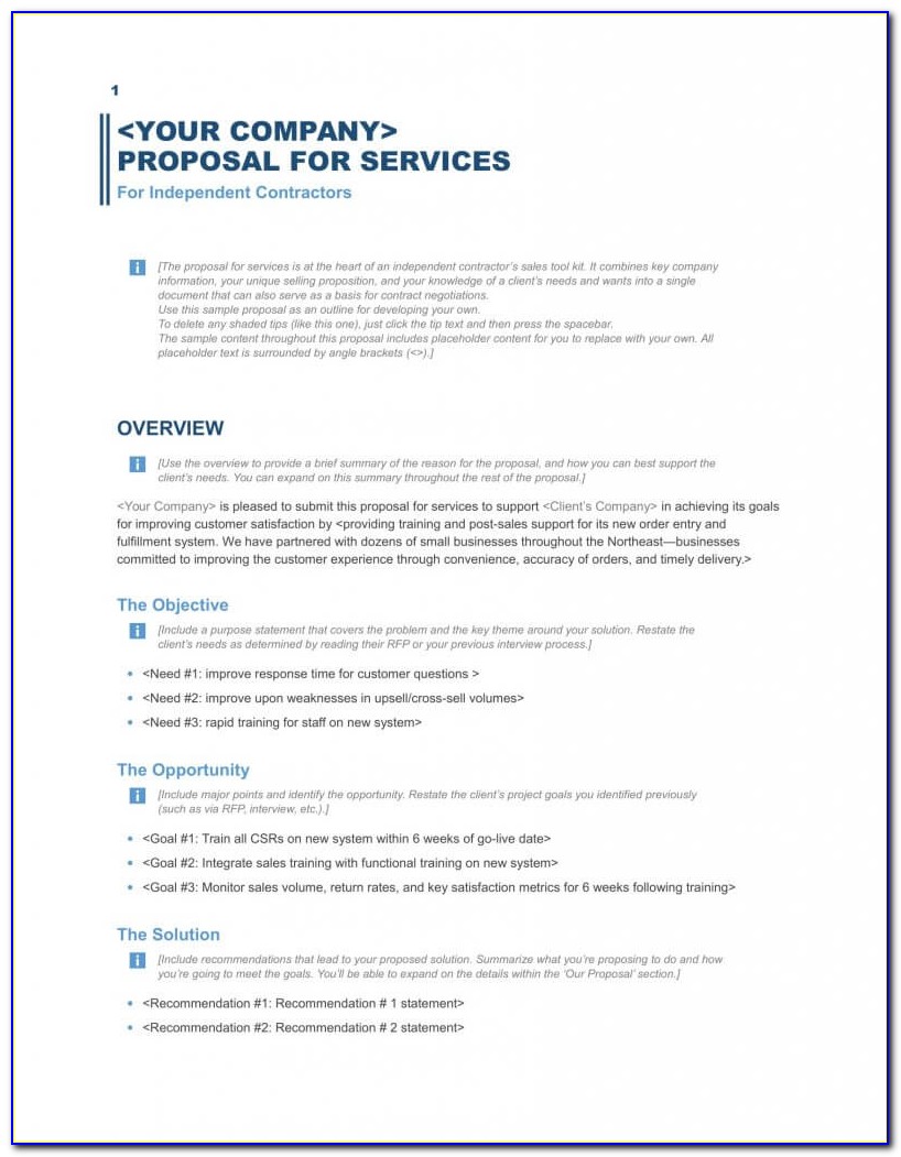 Free Business Proposal Template Download