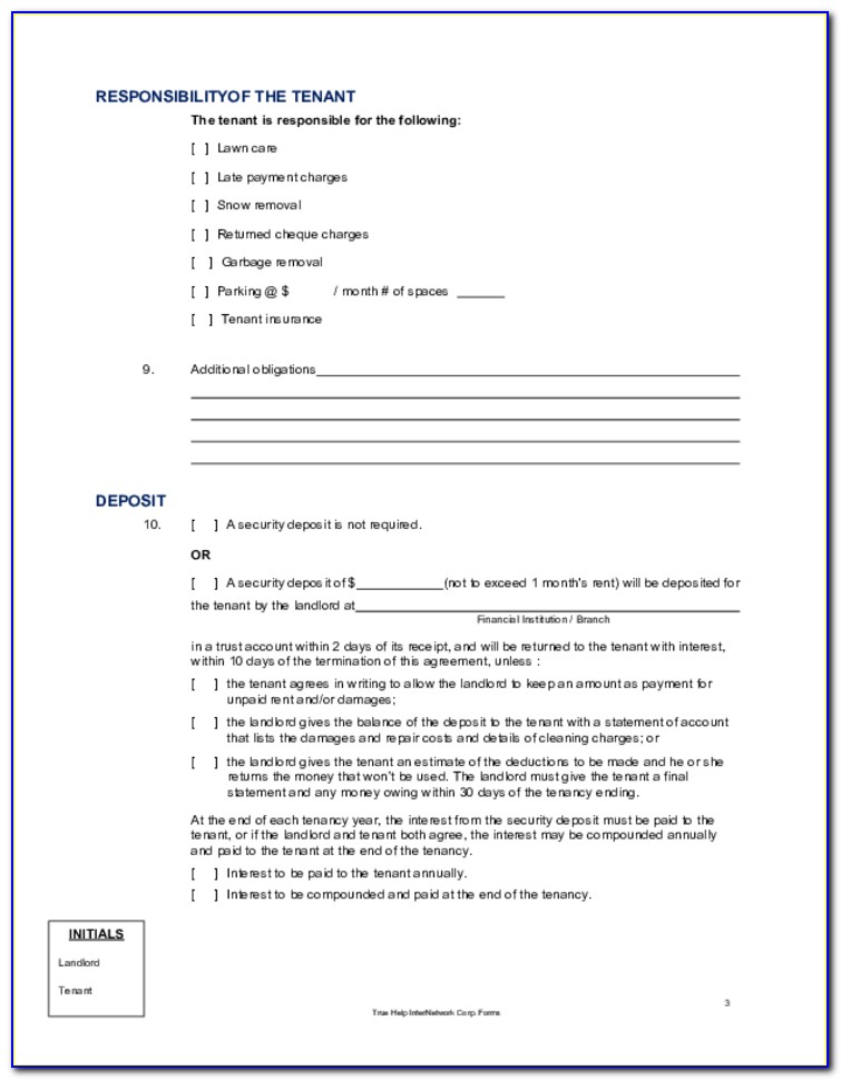 Free California Lease Agreement Template Download
