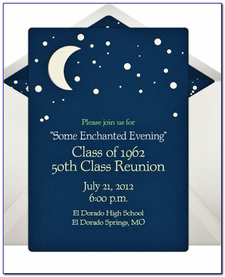 Free Class Reunion Invitation Templates