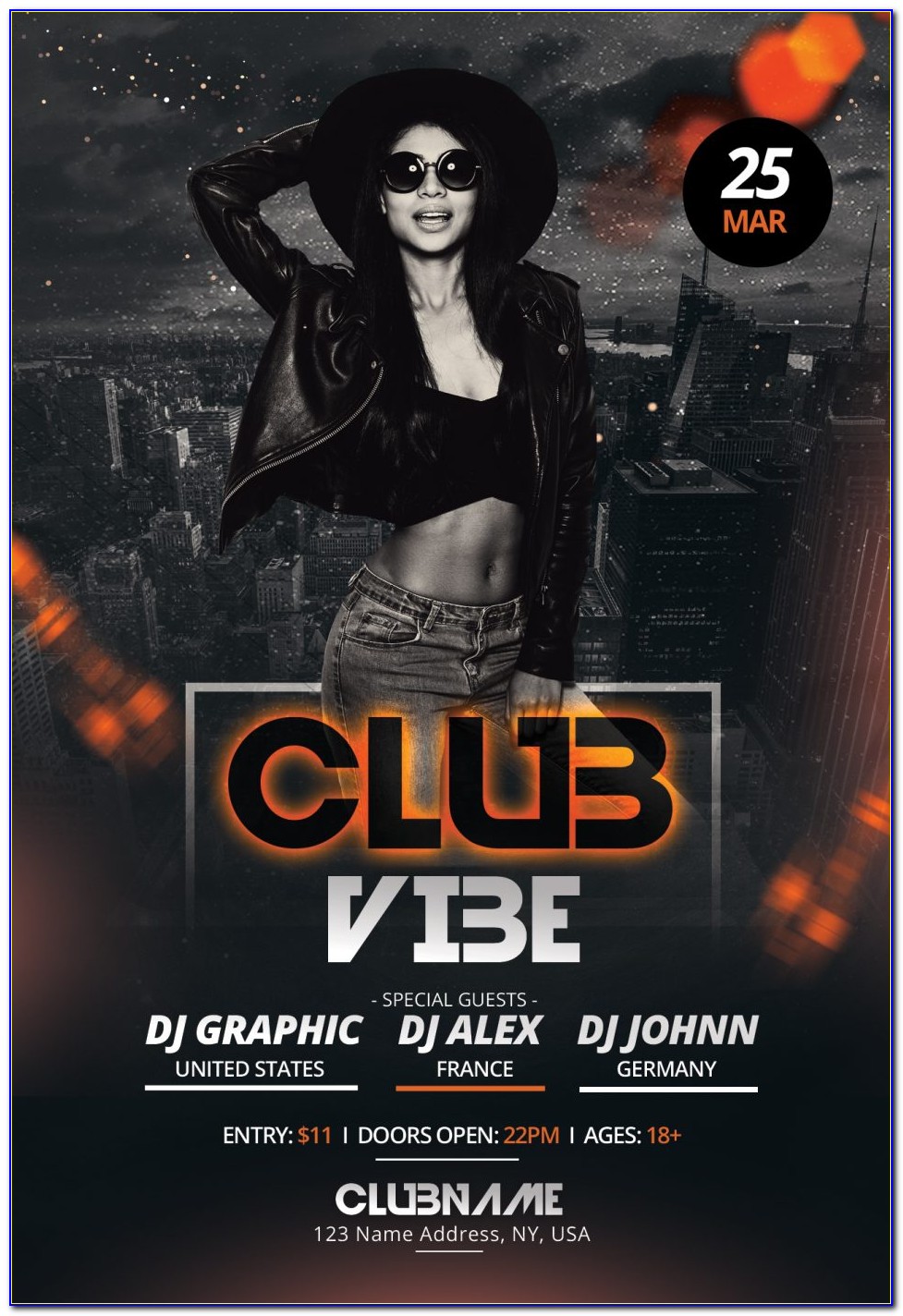 Free Club Flyer Template Online