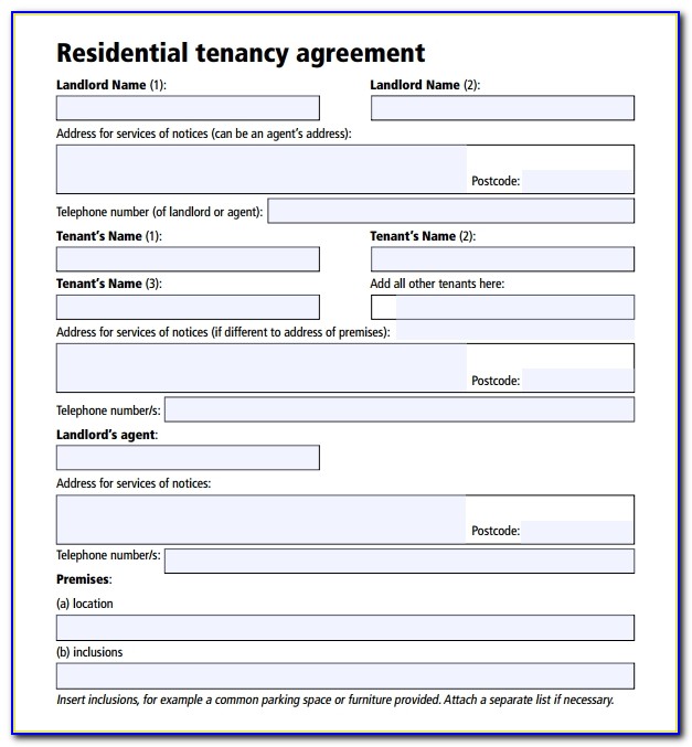Free Commercial Lease Agreement Template Vic