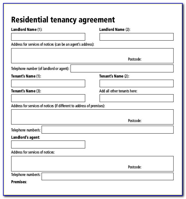Free Commercial Lease Agreement Template Word Australia