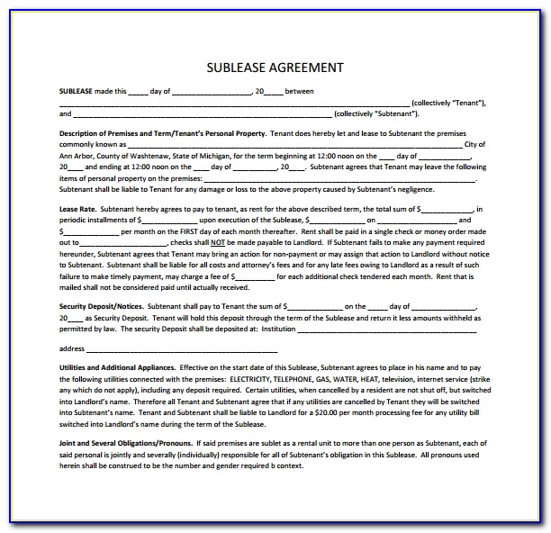 Free Commercial Truck Lease Agreement Pdf