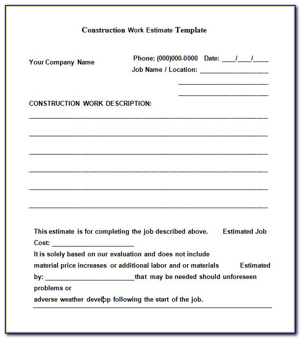 Free Construction Safety Program Template