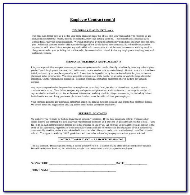 Free Contract Proposal Template