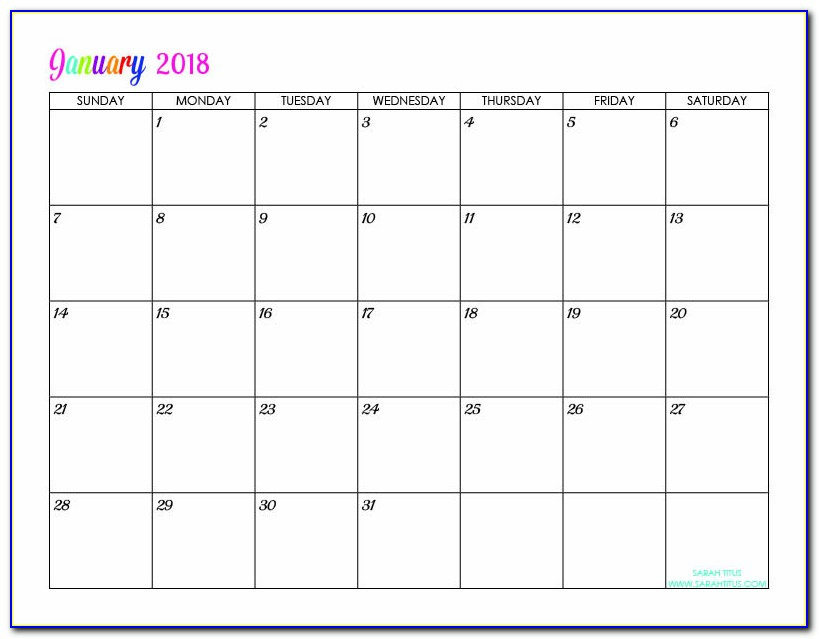 Free Customizable Weekly Calendar Template
