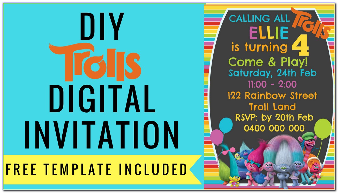Free Digital Birthday Invitation Templates