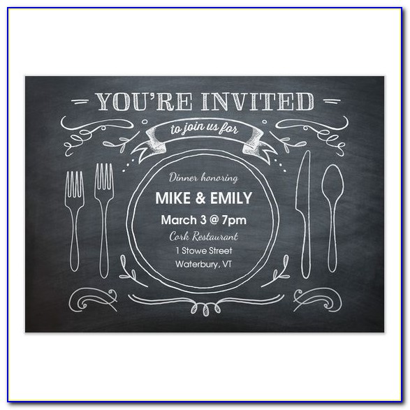 Free Dinner Invitation Templates Printable