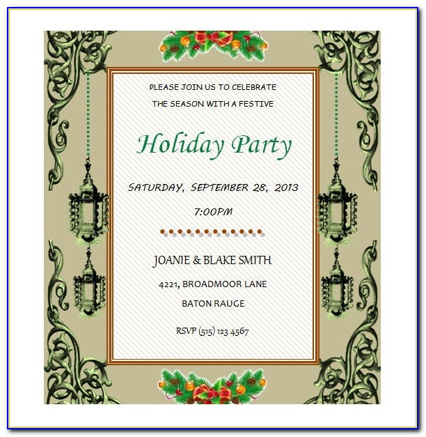 Free Download Invitation Templates For Word