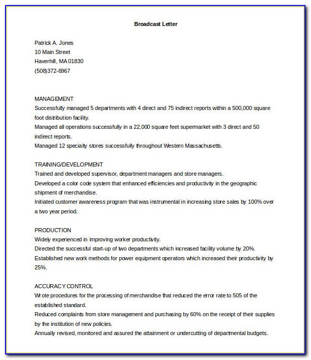 Free Downloadable Cover Letter Template