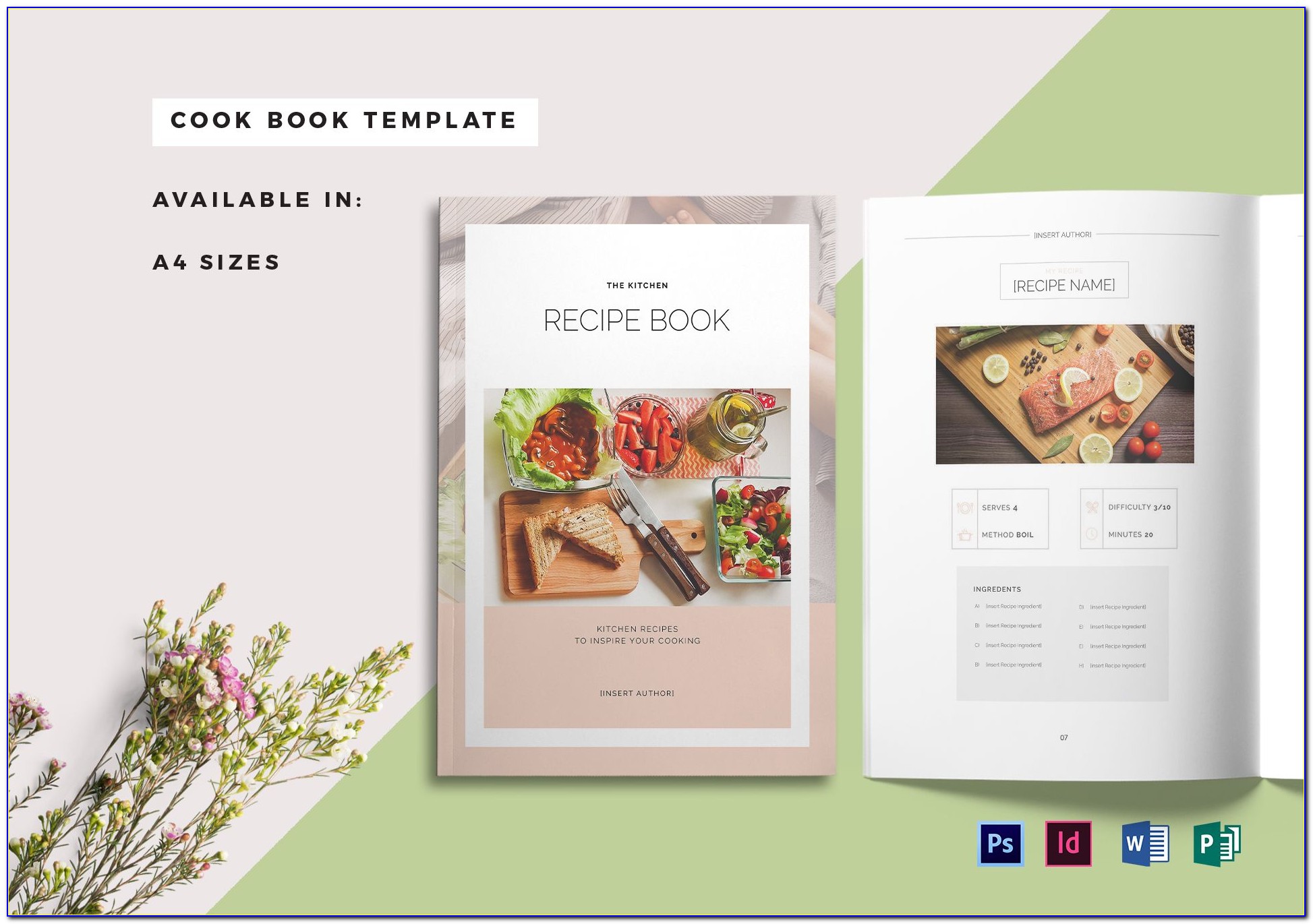 Free Editable Cookbook Templates For Microsoft Word