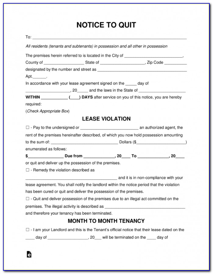 Free Eviction Notice Form Texas Download
