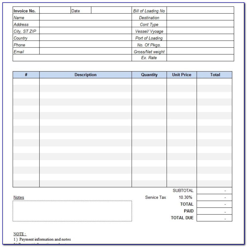 free-excel-invoice-template-south-africa