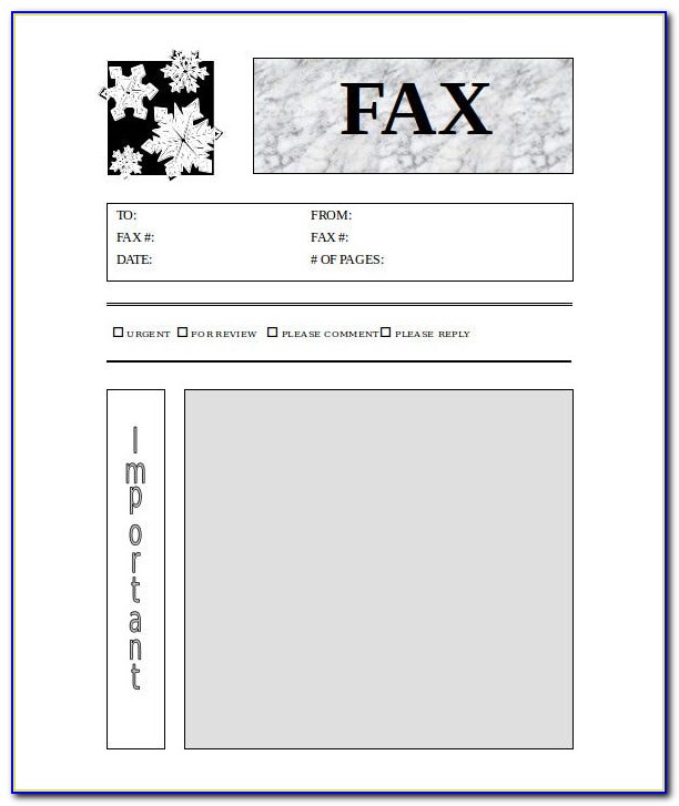 Free Fax Cover Sheet Template Word 2003
