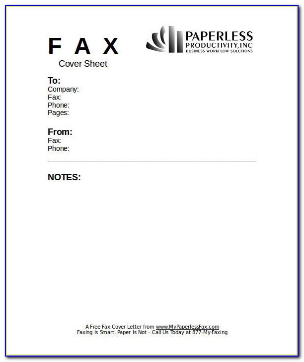 Free Fax Cover Sheets Templates Microsoft