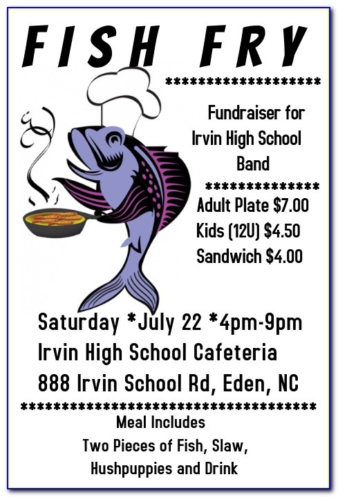 Free Fish Fry Flyer Template