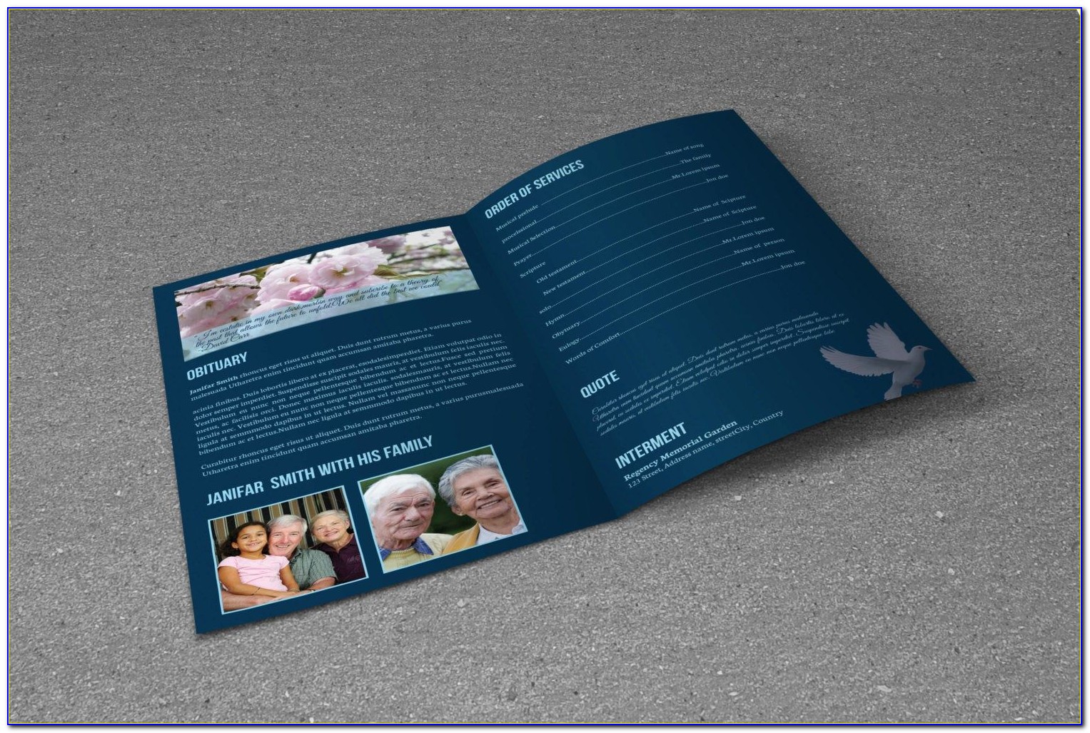 Free Funeral Mass Booklet Template