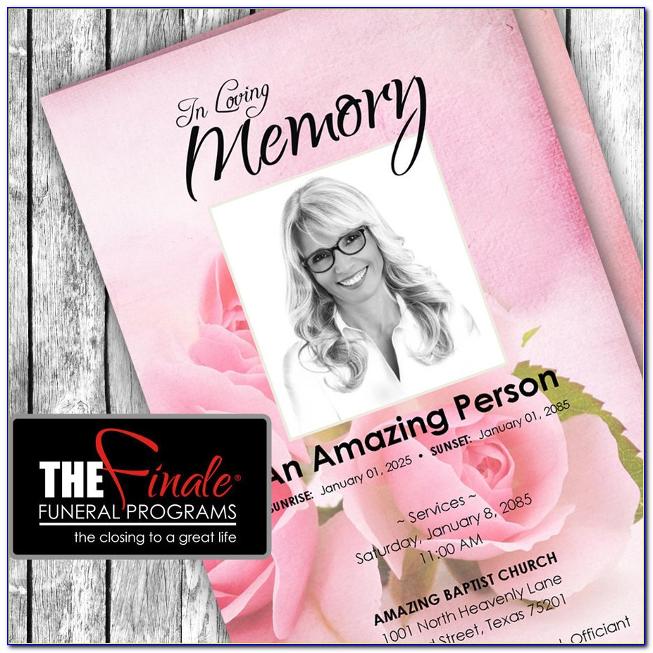 Free Funeral Obituary Template Download